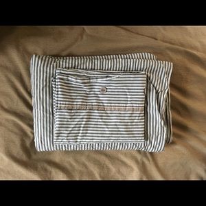 3/$30 Striped Ikea duvet cover pillow case TWIN